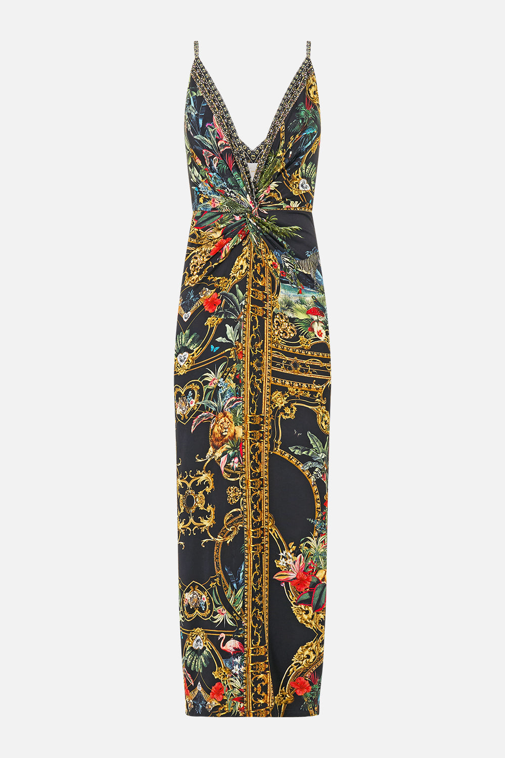 VESTIDO DE TIRANTES CON DELANTERO CRUZADO PALACE ZOOLOGY