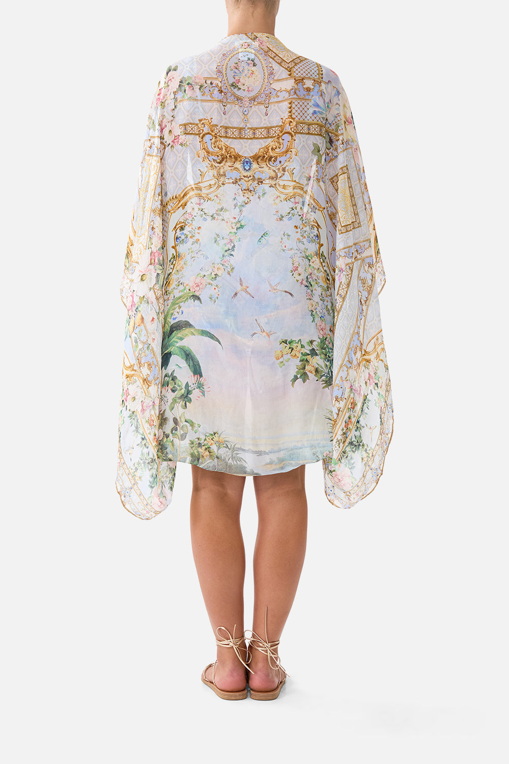 The CAMILLA SILK CHIFFON SHRUG SISI SOCIETY