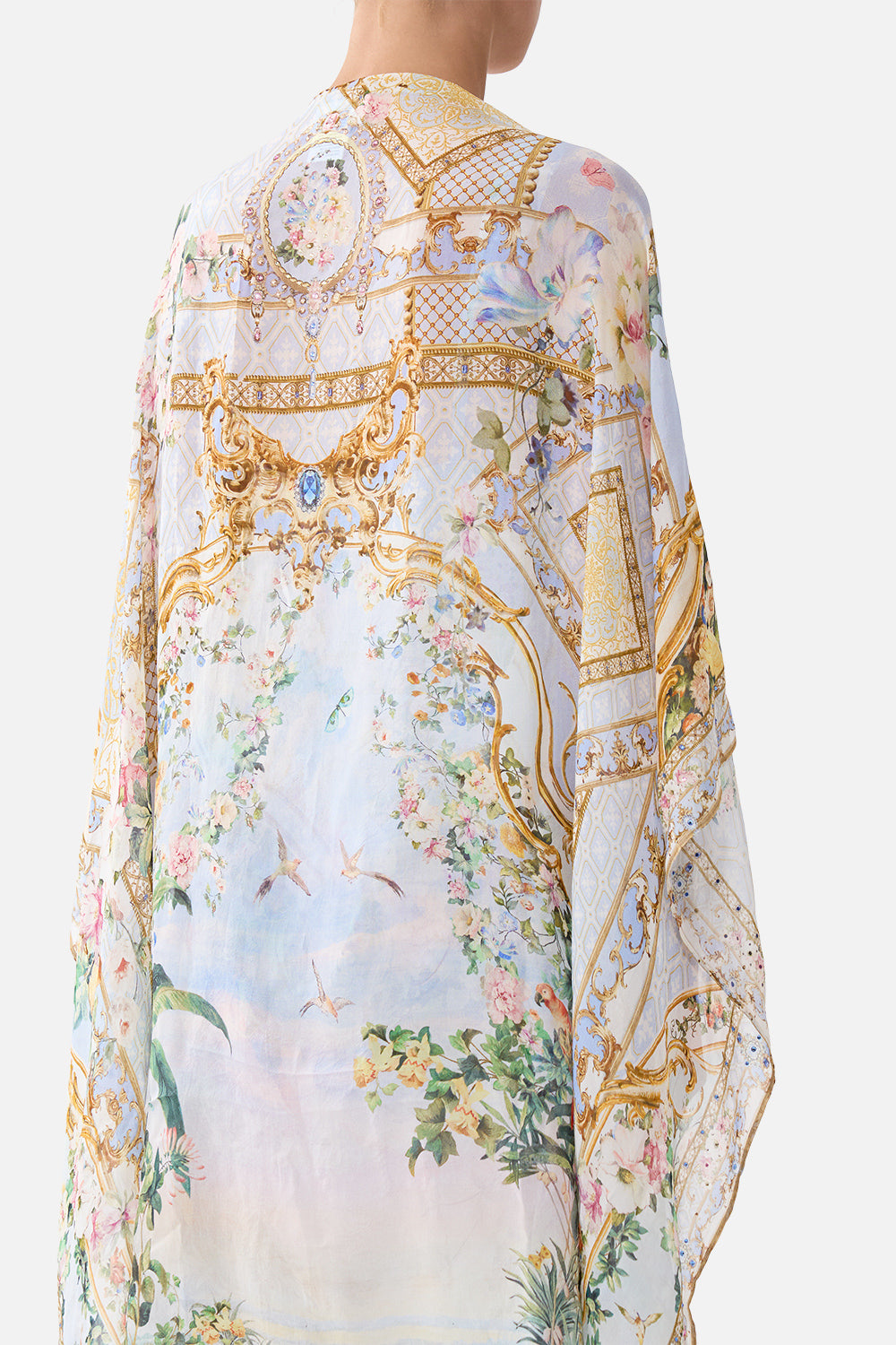 The CAMILLA SILK CHIFFON SHRUG SISI SOCIETY