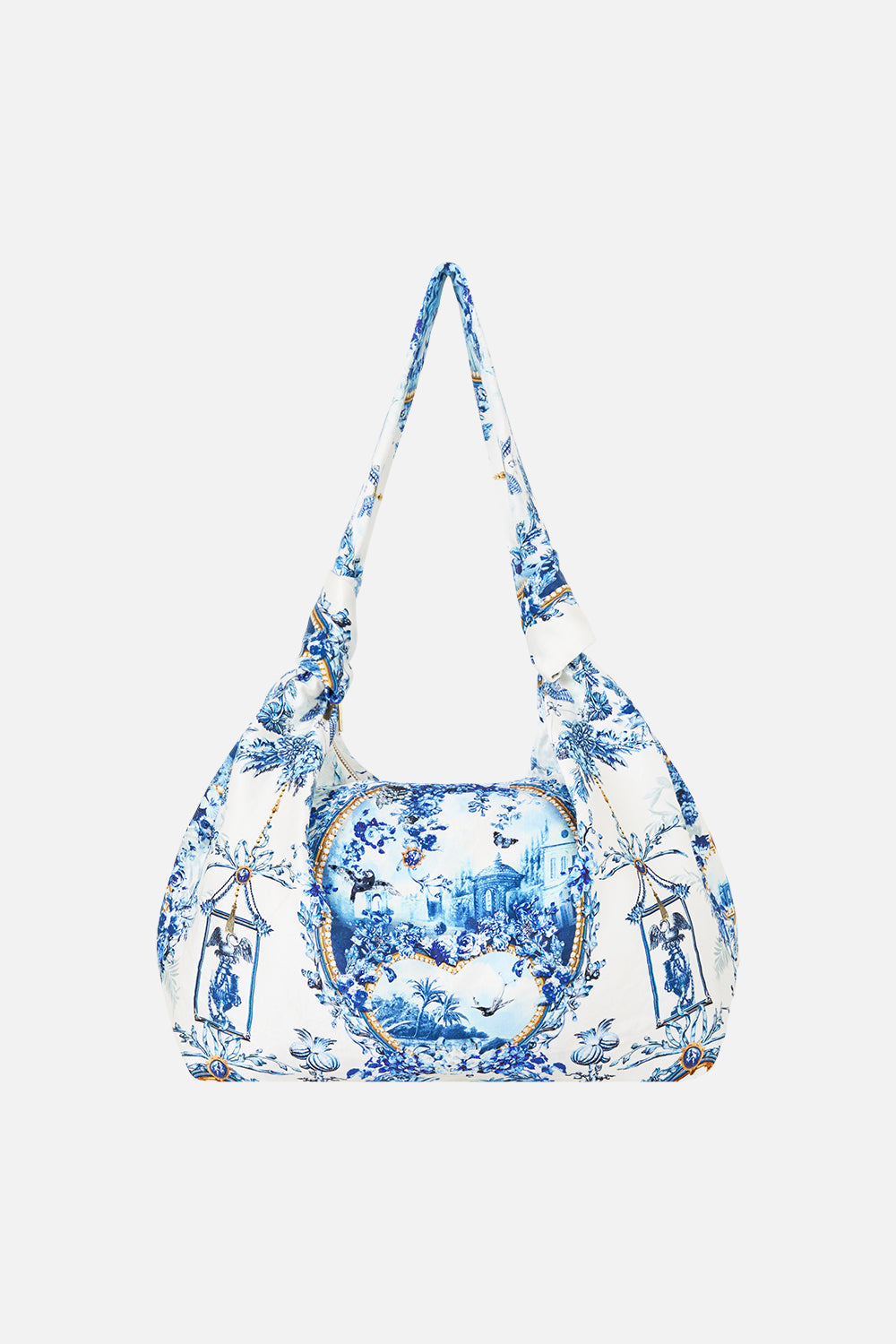 BOLSO DE HOMBRO HOLGADO CON NUDOS THE PORCELAIN PARLOUR