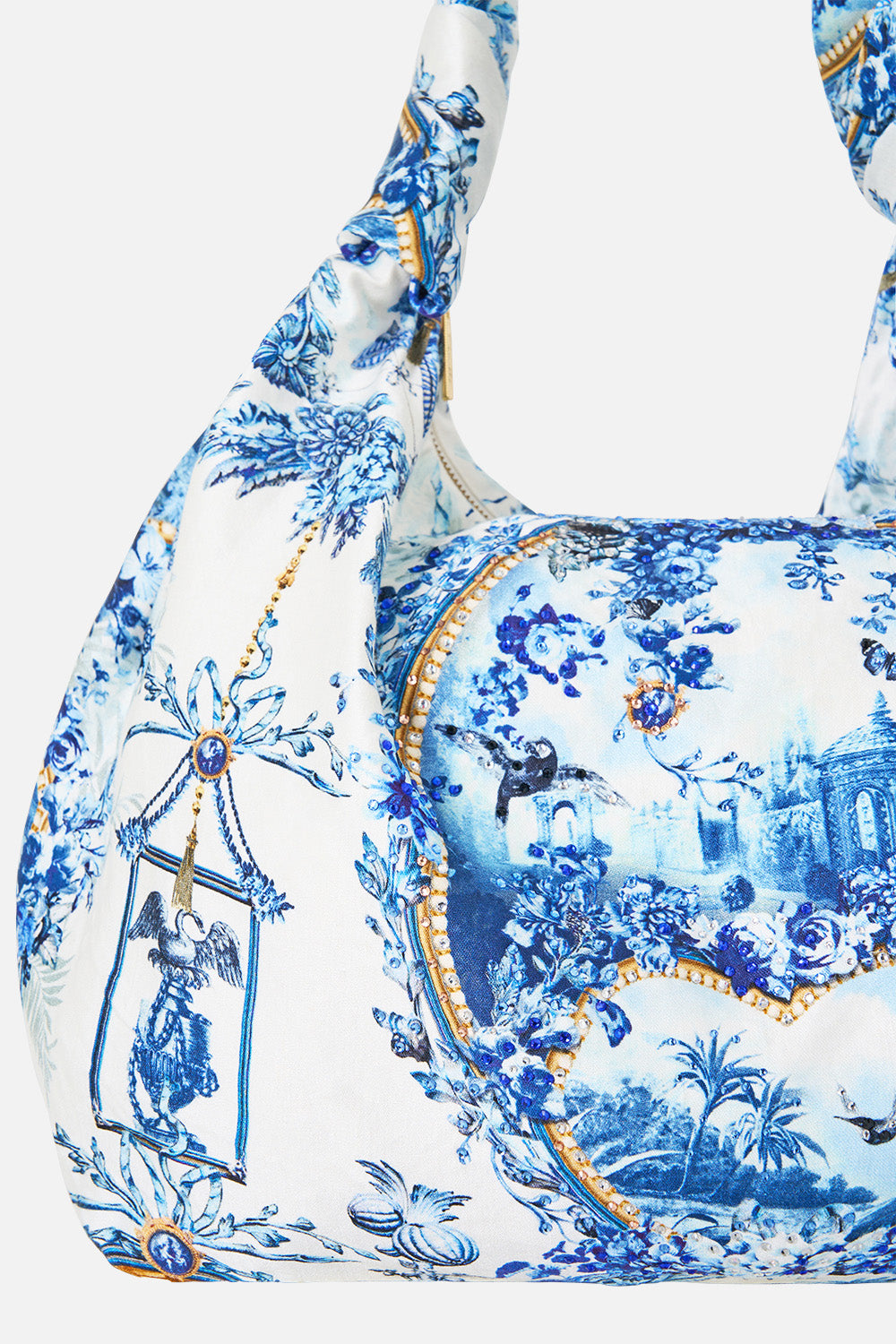 BOLSO DE HOMBRO HOLGADO CON NUDOS THE PORCELAIN PARLOUR