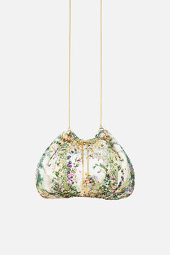 DRAWSTRING POUCH BAG WITH CHAIN STRAP ART FOR THE EMPRESS