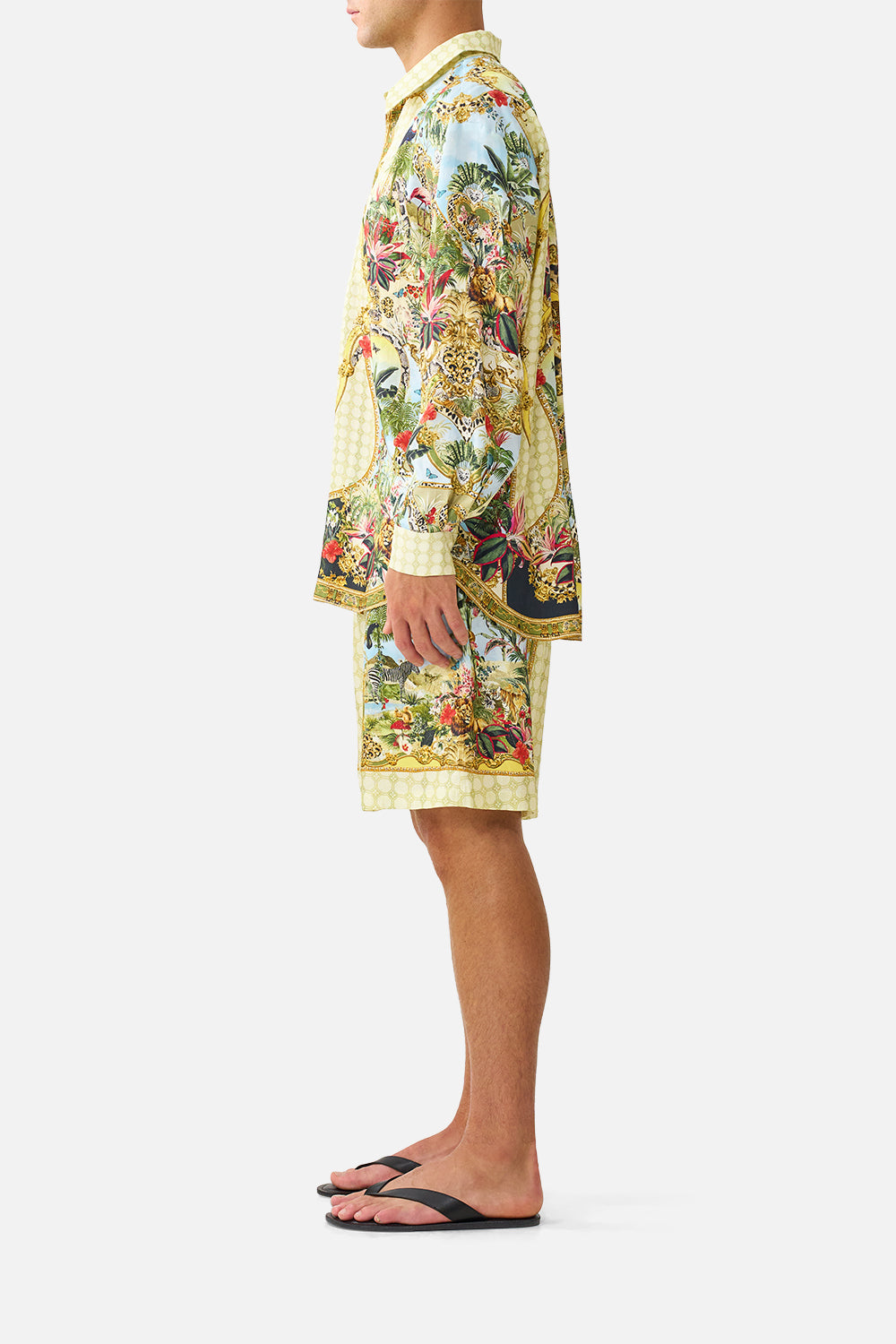 BAGGY LONG WALK SHORT WITH ELASTIC WAIST WANDERLUST EMPIRE