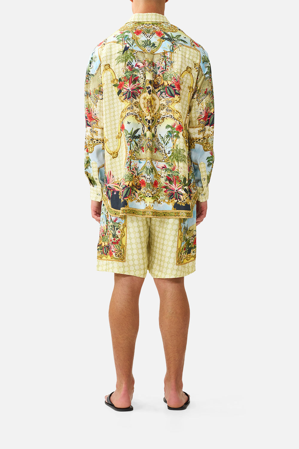 BAGGY LONG WALK SHORT WITH ELASTIC WAIST WANDERLUST EMPIRE