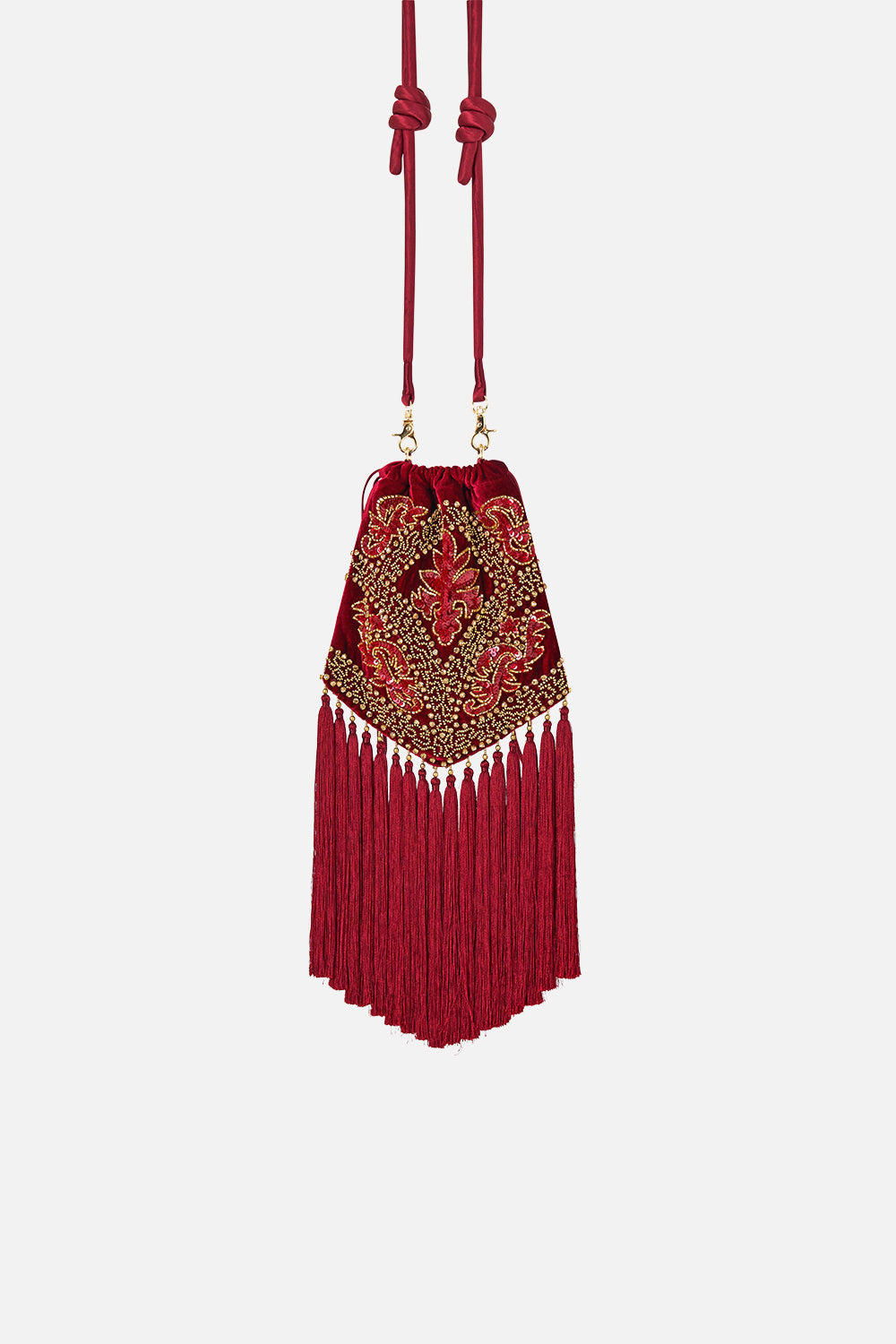 BOLSO CON CORDÓN Y BORLA LLÁMAME UN CARRUAJE