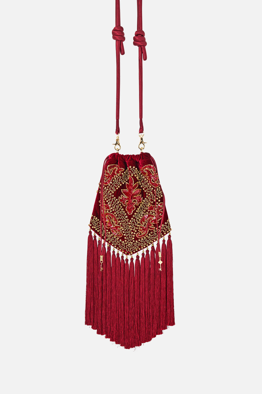 BOLSO CON CORDÓN Y BORLA LLÁMAME UN CARRUAJE