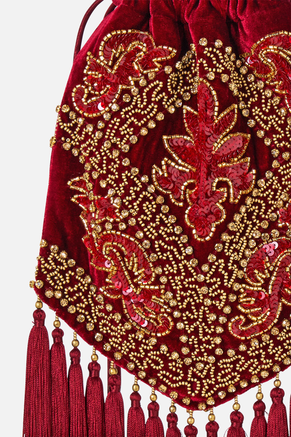 BOLSO CON CORDÓN Y BORLA LLÁMAME UN CARRUAJE
