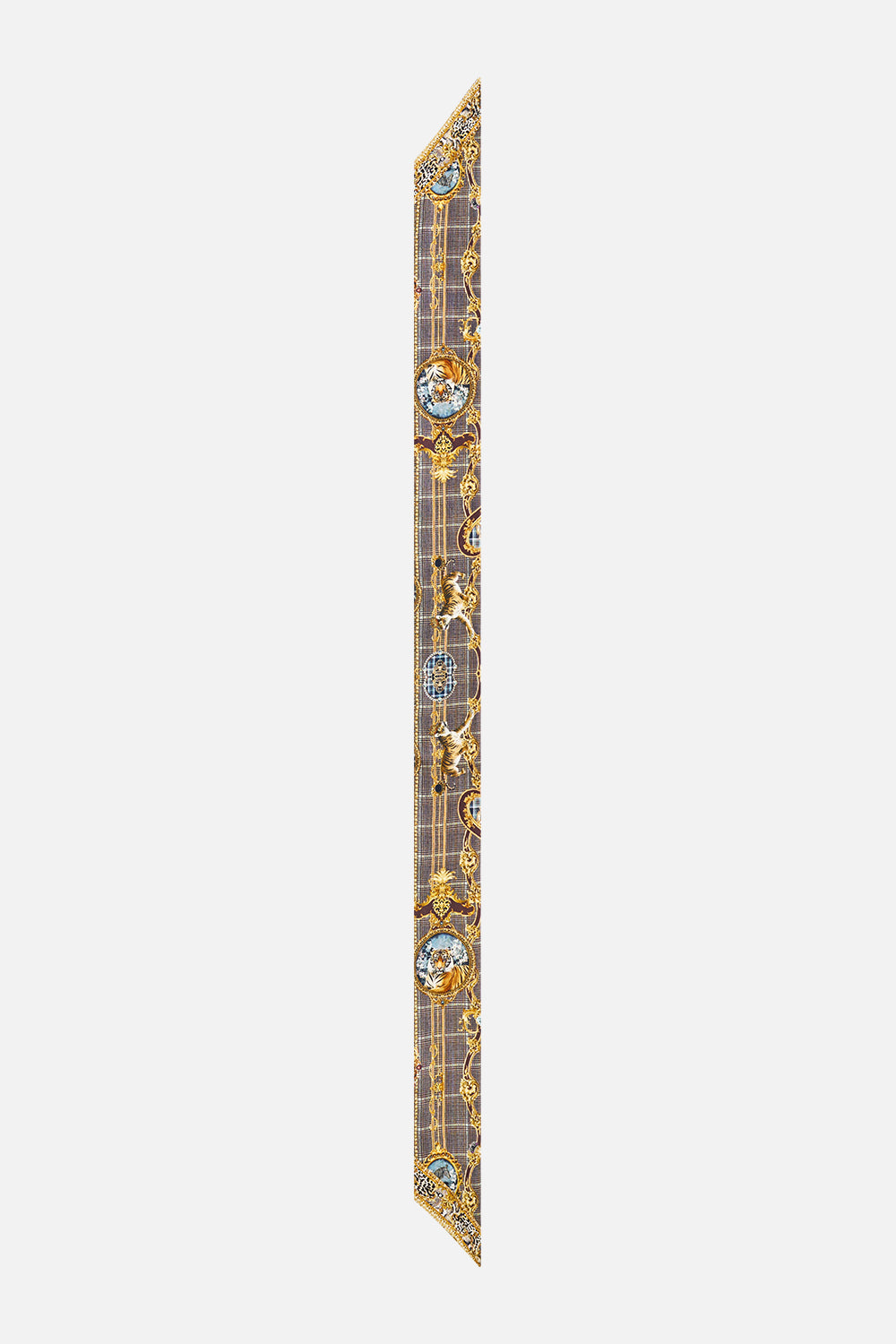 SKINNY NECK SCARF LEOPARD LIBERTINE