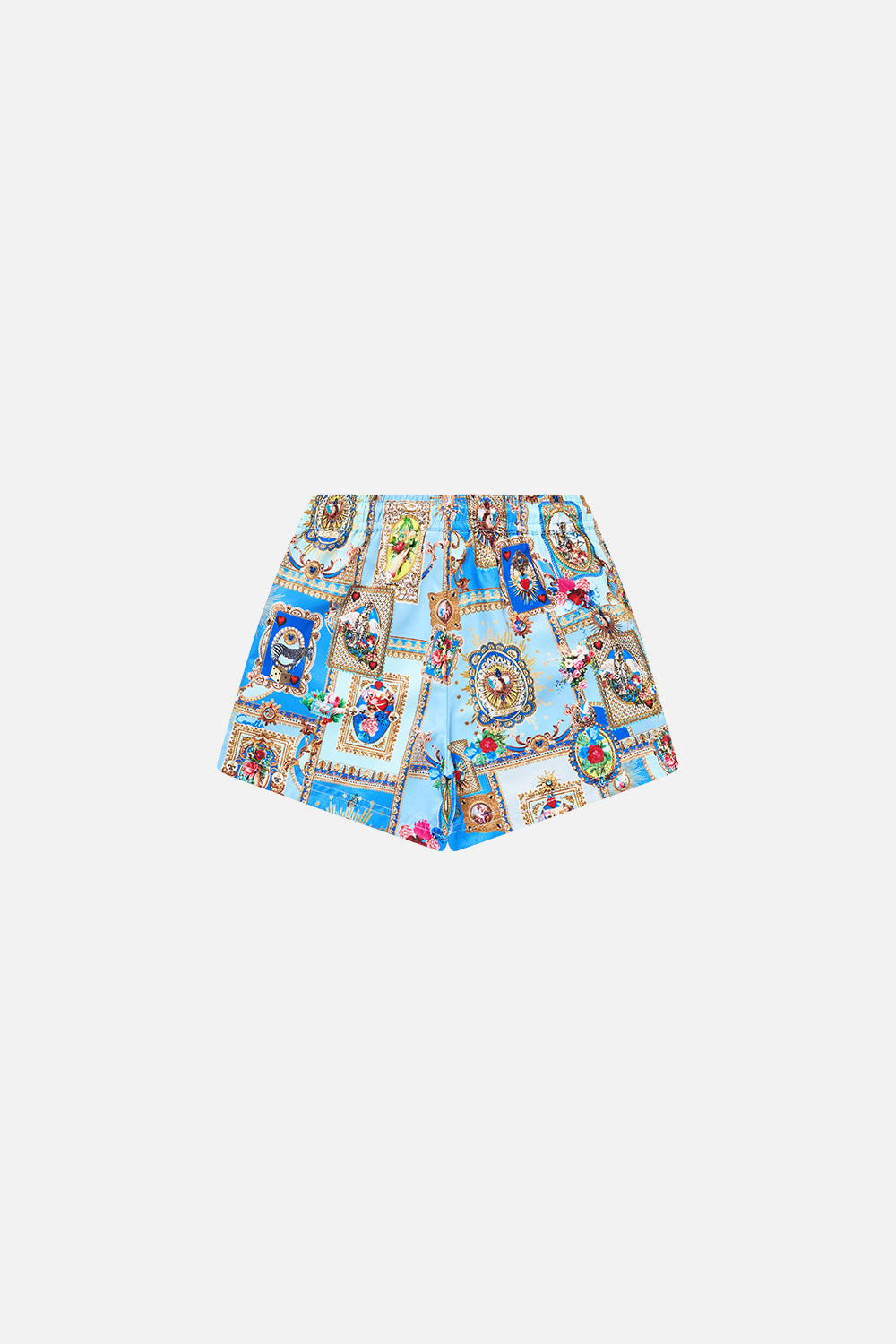 The CAMILLA BOYS MID LENGTH BOARDSHORT WITH ELASTIC WAIST VERSES IN VINTAGE