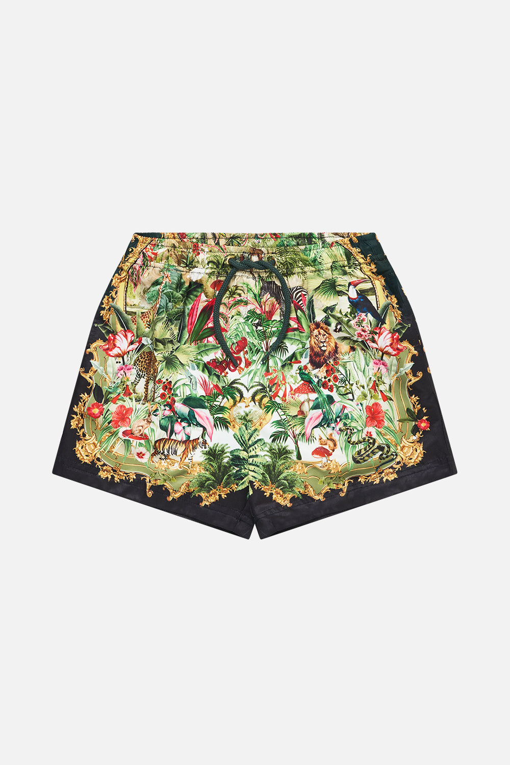 The CAMILLA BOYS MID LENGTH BOARDSHORT W ELASTIC WAIST WANDERLUST EMPIREWANDERLUST EMPIRE