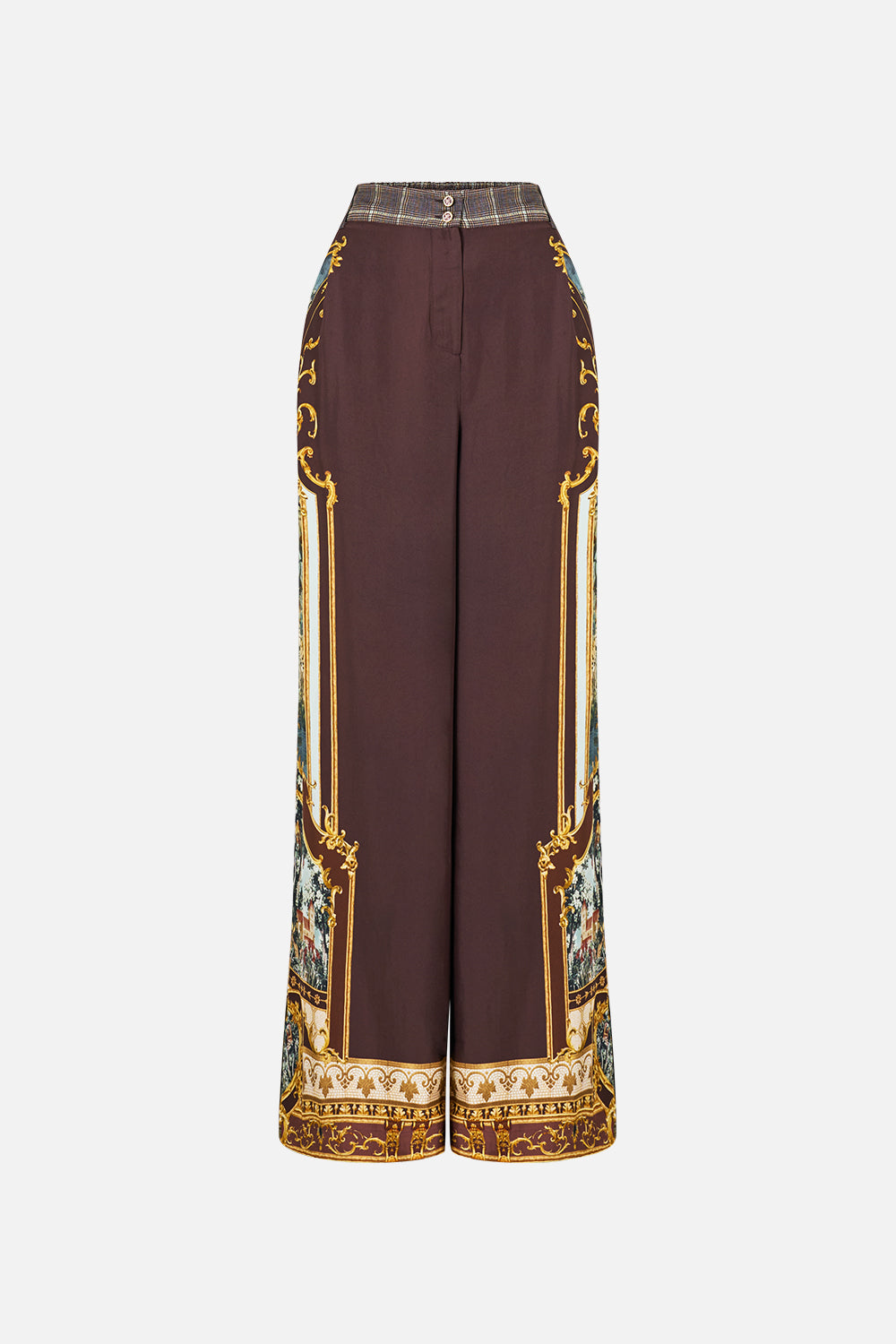 The CAMILLA WIDE LEG WAISTED PANT ANIMALS IN THE PALACE