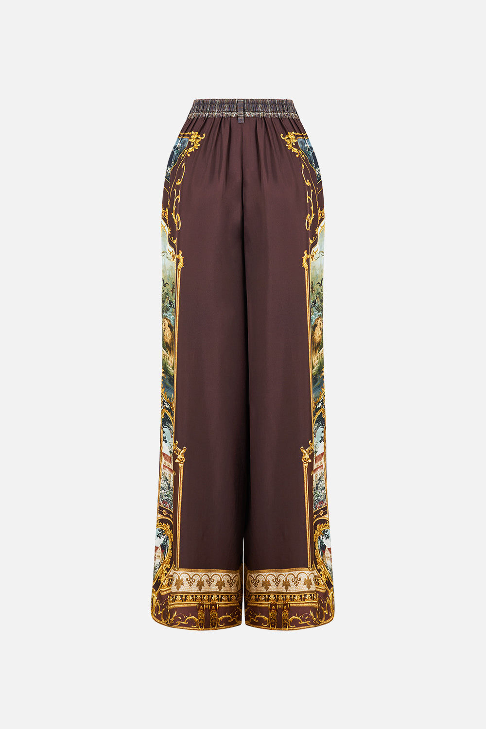 The CAMILLA WIDE LEG WAISTED PANT ANIMALS IN THE PALACE