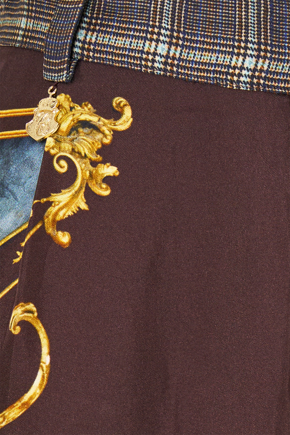 The CAMILLA WIDE LEG WAISTED PANT ANIMALS IN THE PALACE