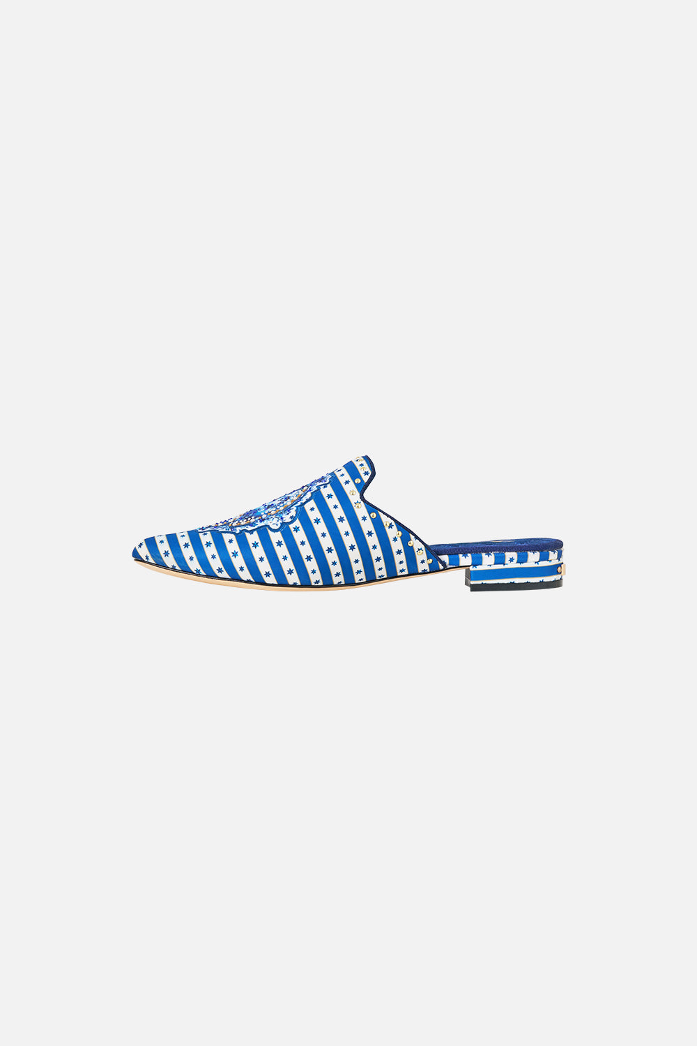 The CAMILLA BELLE EMBELLISHED SLIPPER THE PORCELAIN PARLOUR