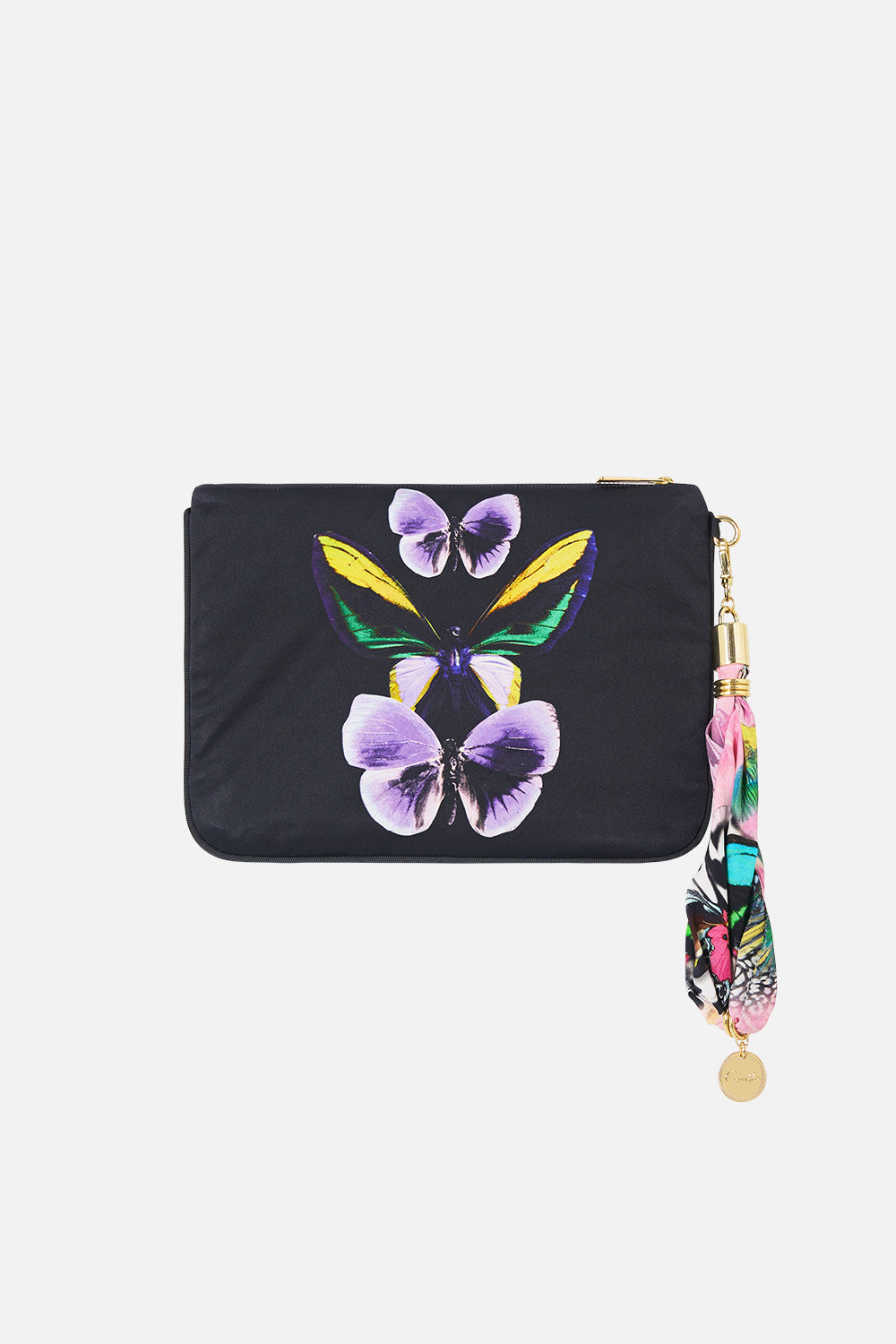 EMBELLISHED SCARF CLUTCH MILLAMORPHOSIS