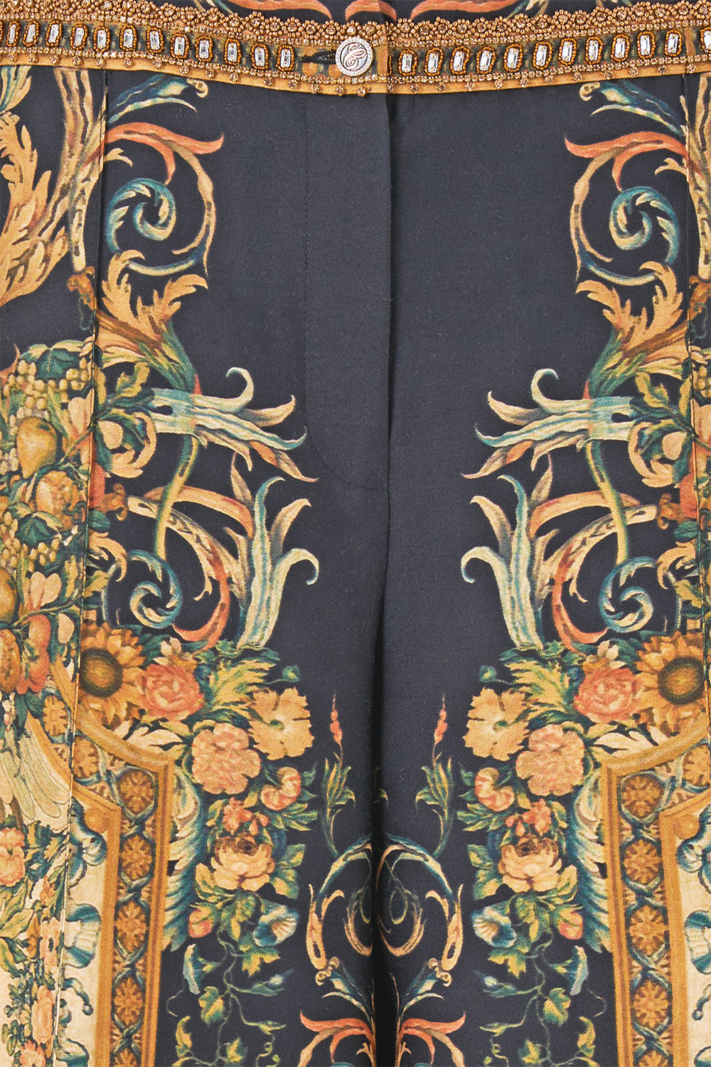 TAILORED PANT WITH WAIST BUTTON DETAIL MUSEUM MEMOIRS
