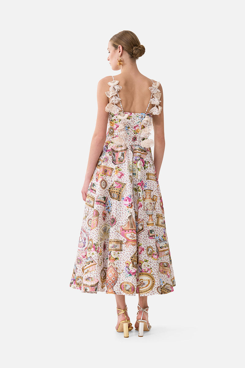 Camilla Women's Camilla x The Met In The Heart Of Art Linen-Silk Dress - In The Heart Of Art