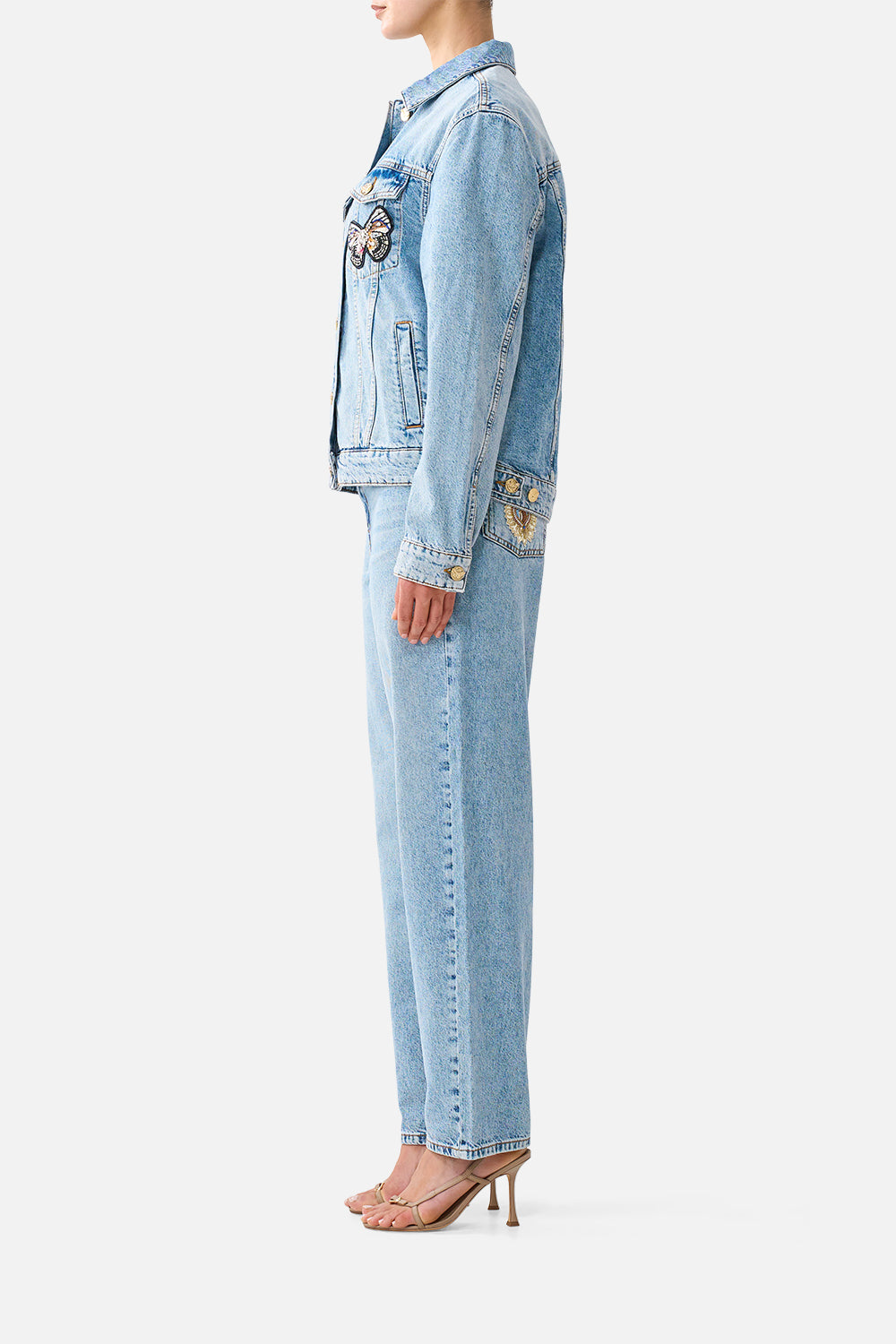 MILLA RELAXED DENIM JACKET DENIM