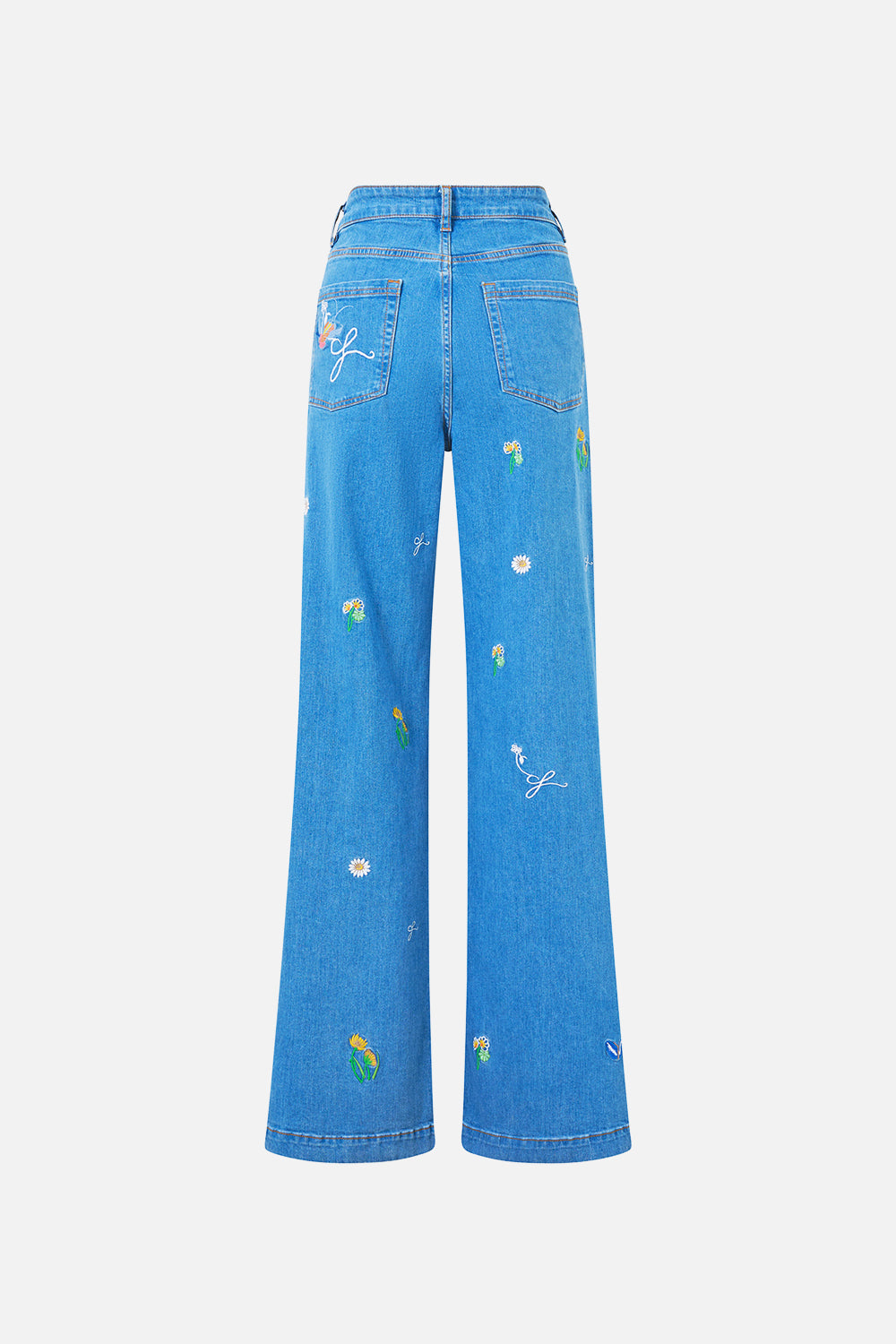 The CAMILLA JENNA HIGH WAISTED FLARE DENIM in our  print.
