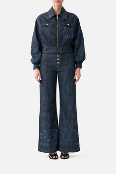 JENNA HIGH WAISTED FLARE DENIM
