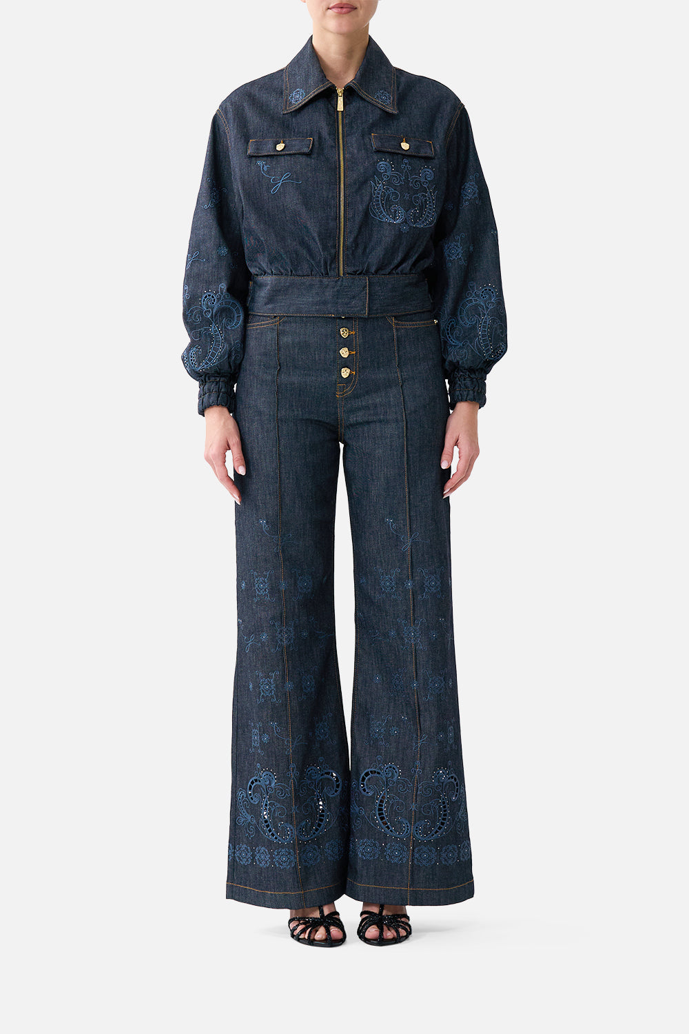 JENNA HIGH WAISTED FLARE DENIM