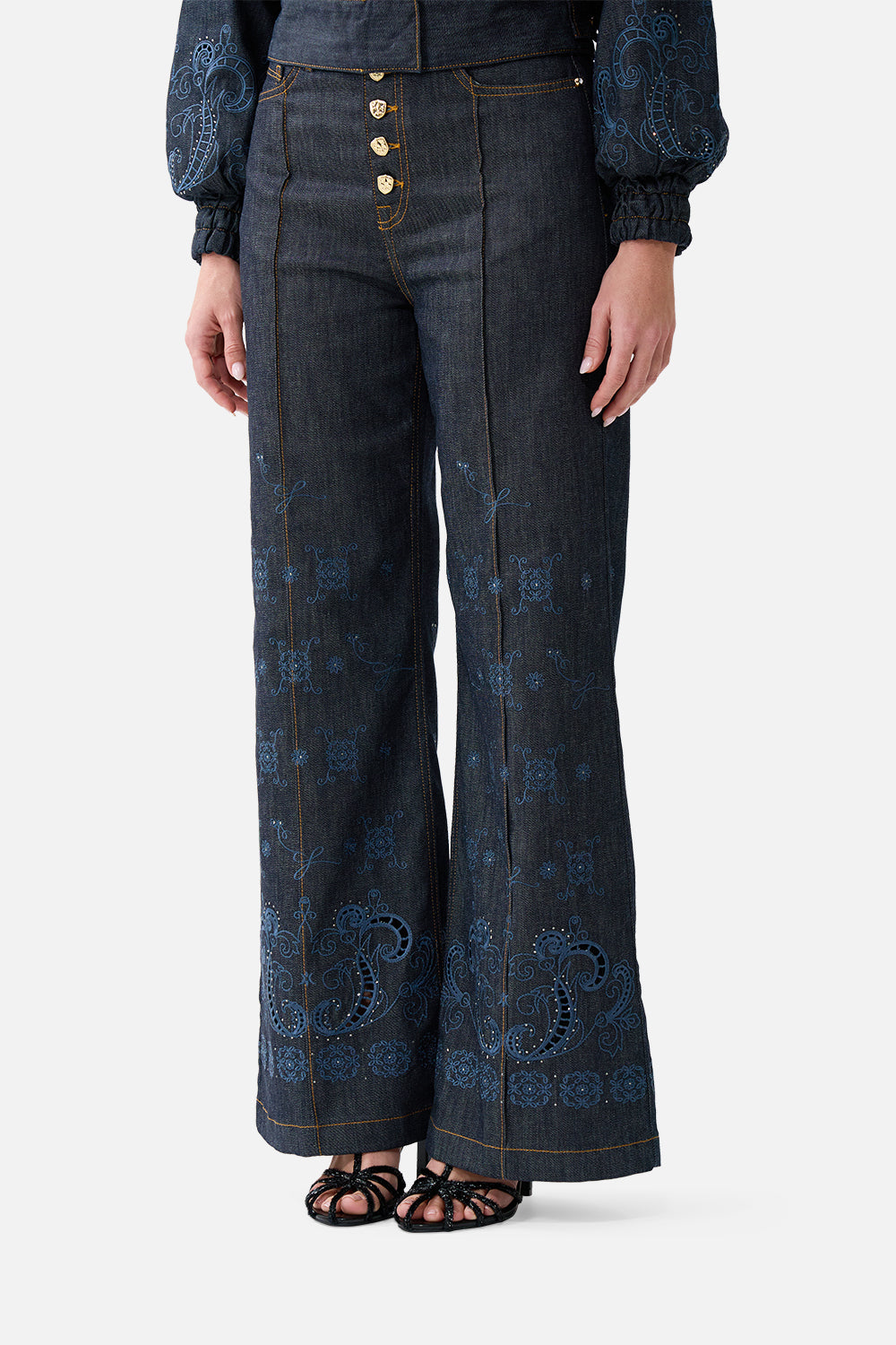 The CAMILLA JENNA HIGH WAISTED FLARE DENIM