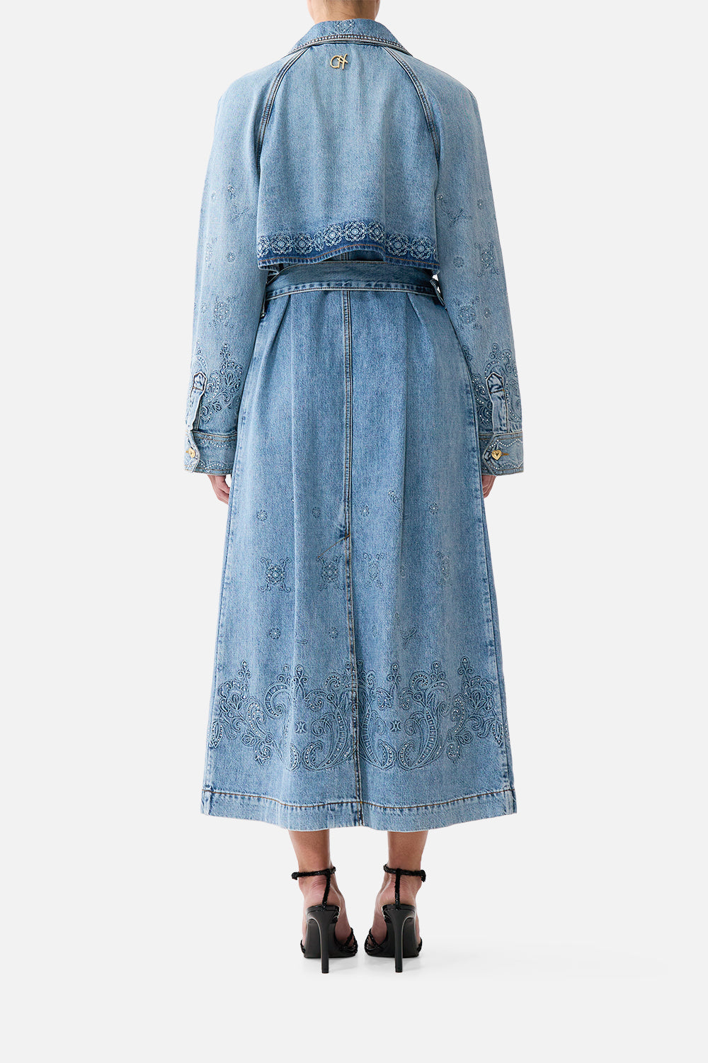 The DENIM KATY DENIM TRENCH COAT | CAMILLA US