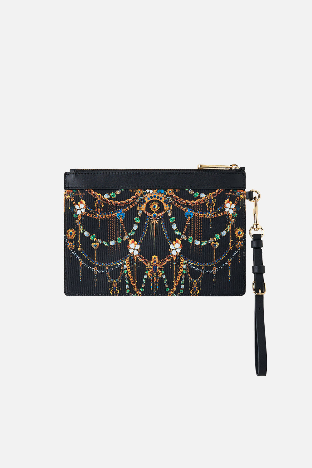 BOLSO DE MANO CON AMULETOS DE MUÑECA Y ALQUIMIA