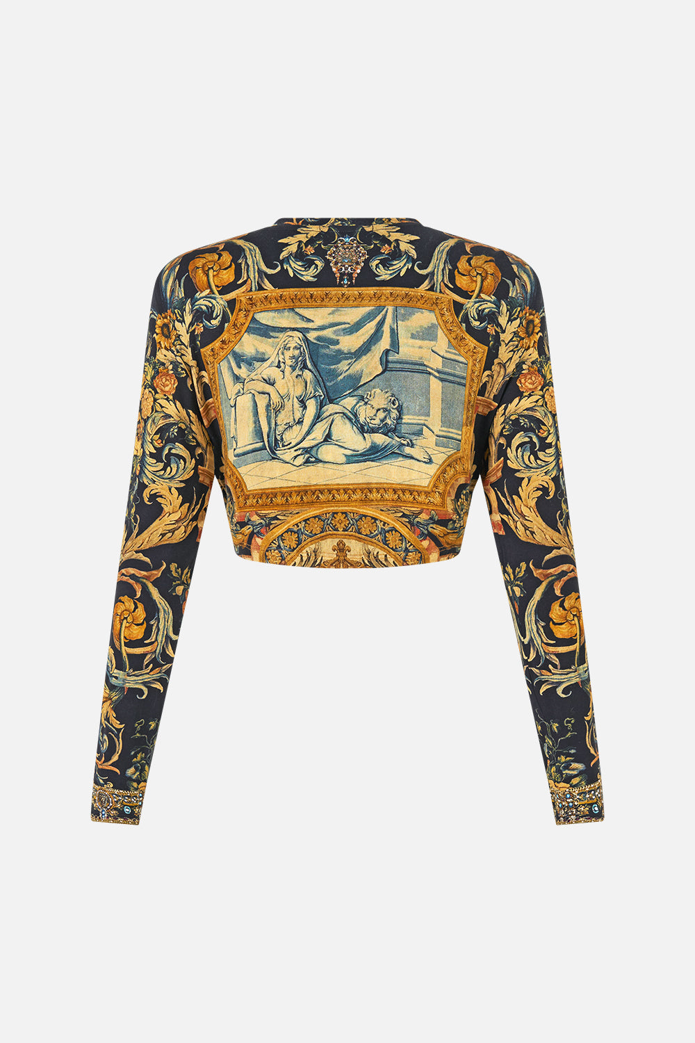 CAMISETA DE MANGA LARGA CON APLICACIONES MUSEUM MEMOIRS