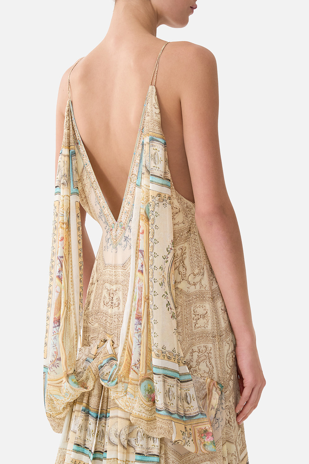 GOWN WITH DRAPED OPEN BACK A BELOVED BOUDOIR
