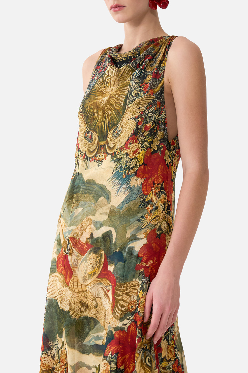 OPEN BACK GOWN WITH FRONT SPLIT MEET ME AT THE MET