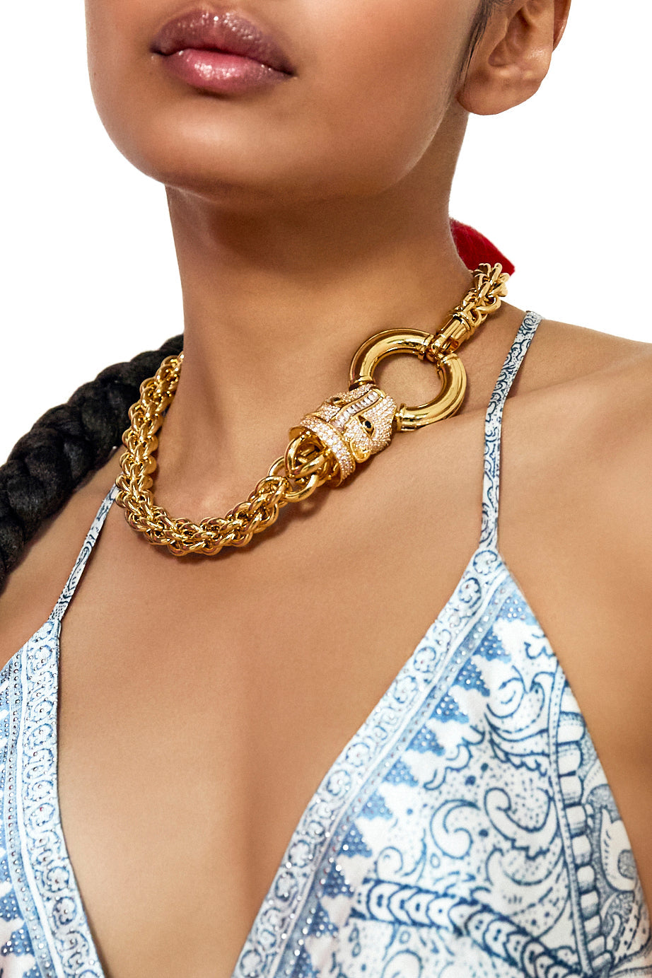 COLLAR CADENA SAVAGE BEAUTY ORO
