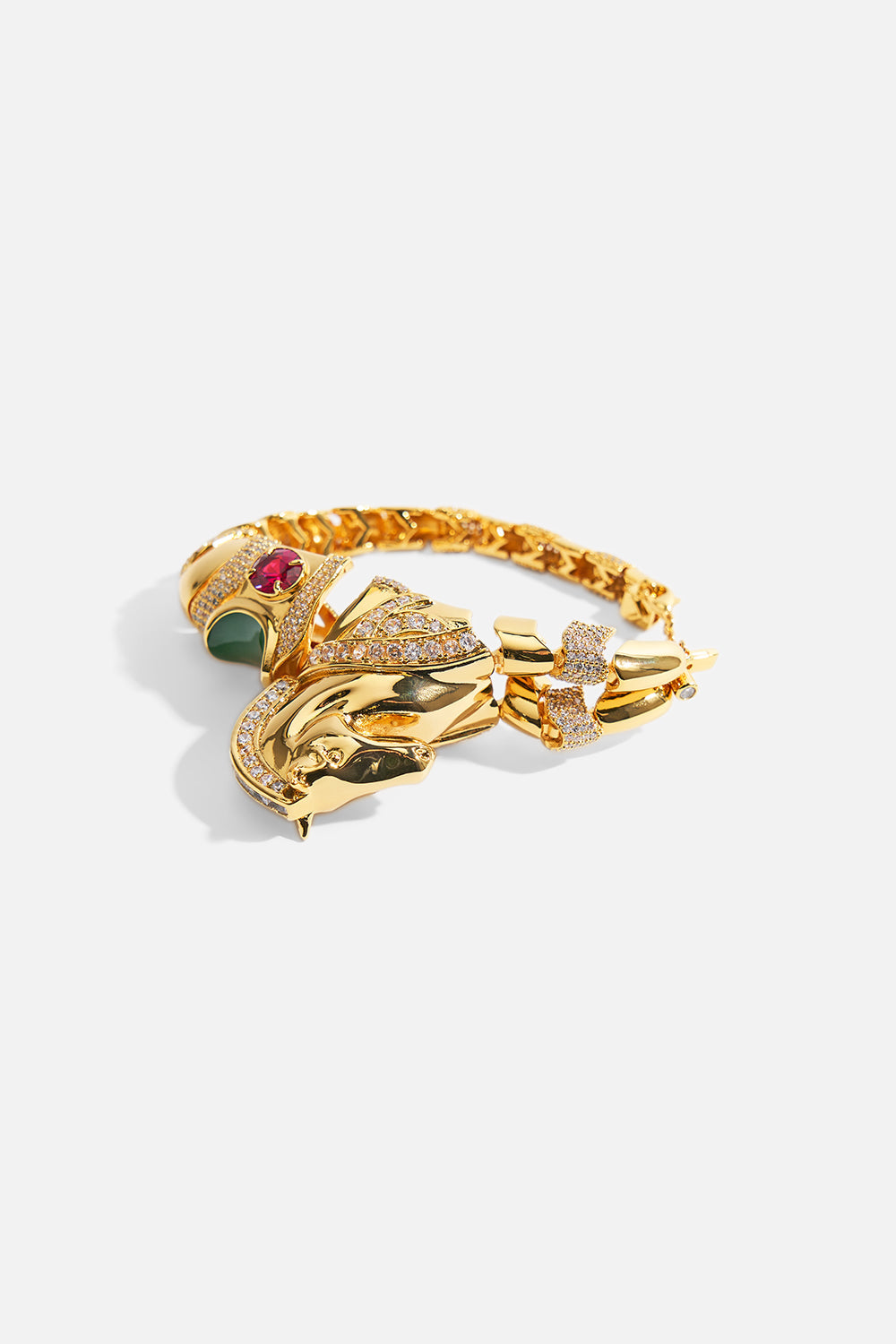 SAVAGE BEAUTY HORSE BRACELET GOLD