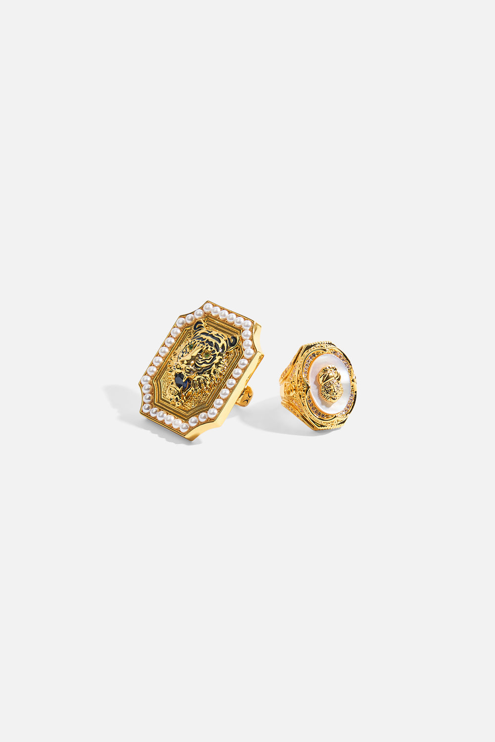 QUEEN OF CHARMS JAGGI HEAD RING GOLD