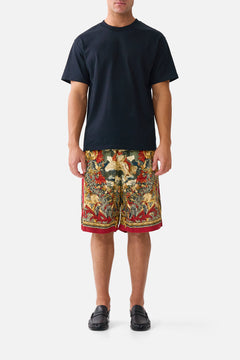 BAGGY LONG WALK SHORT WITH ELASTIC WAIST MEET ME AT THE MET
