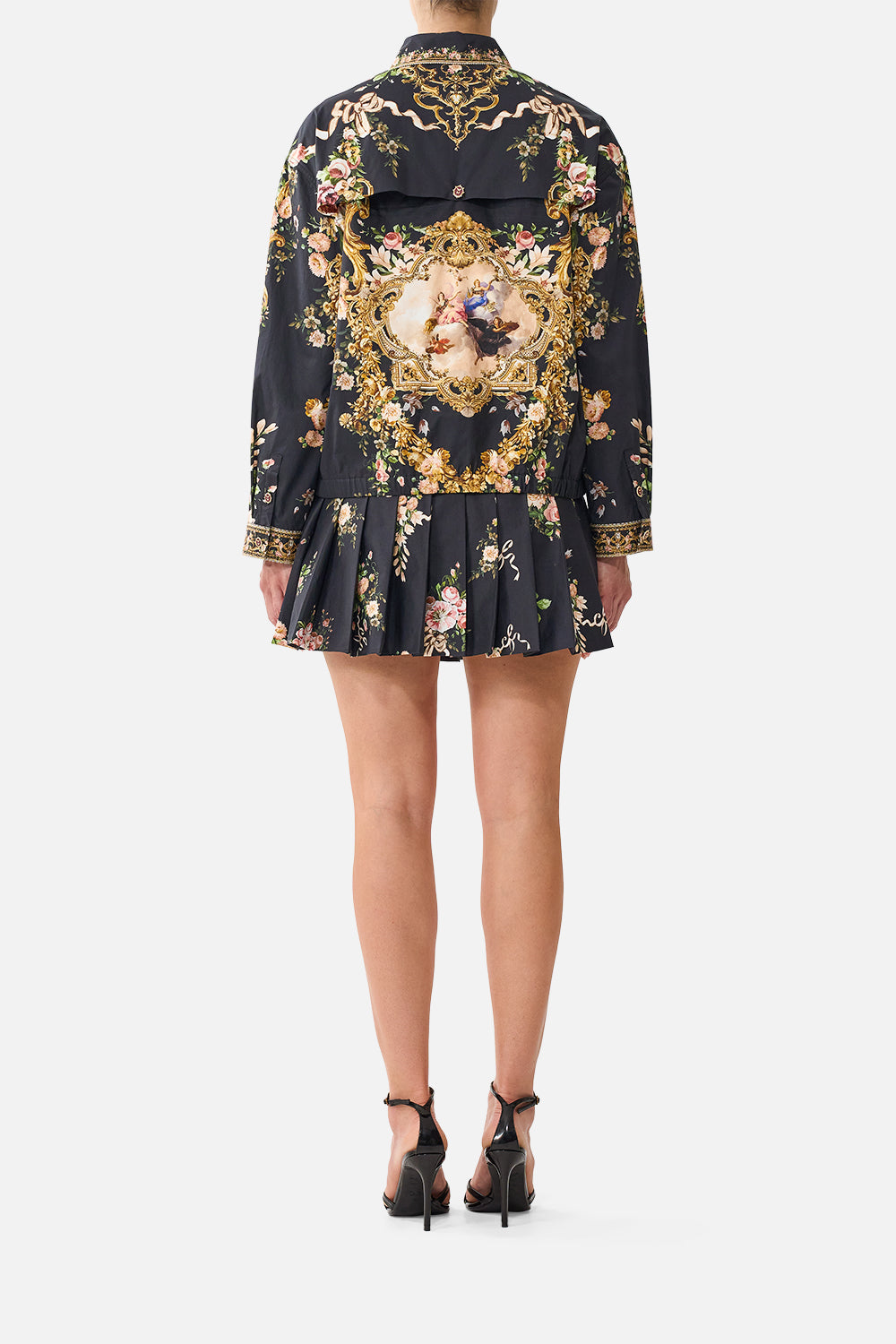 PLEATED MICRO MINI SKIRT VERSAILLES OR DIE