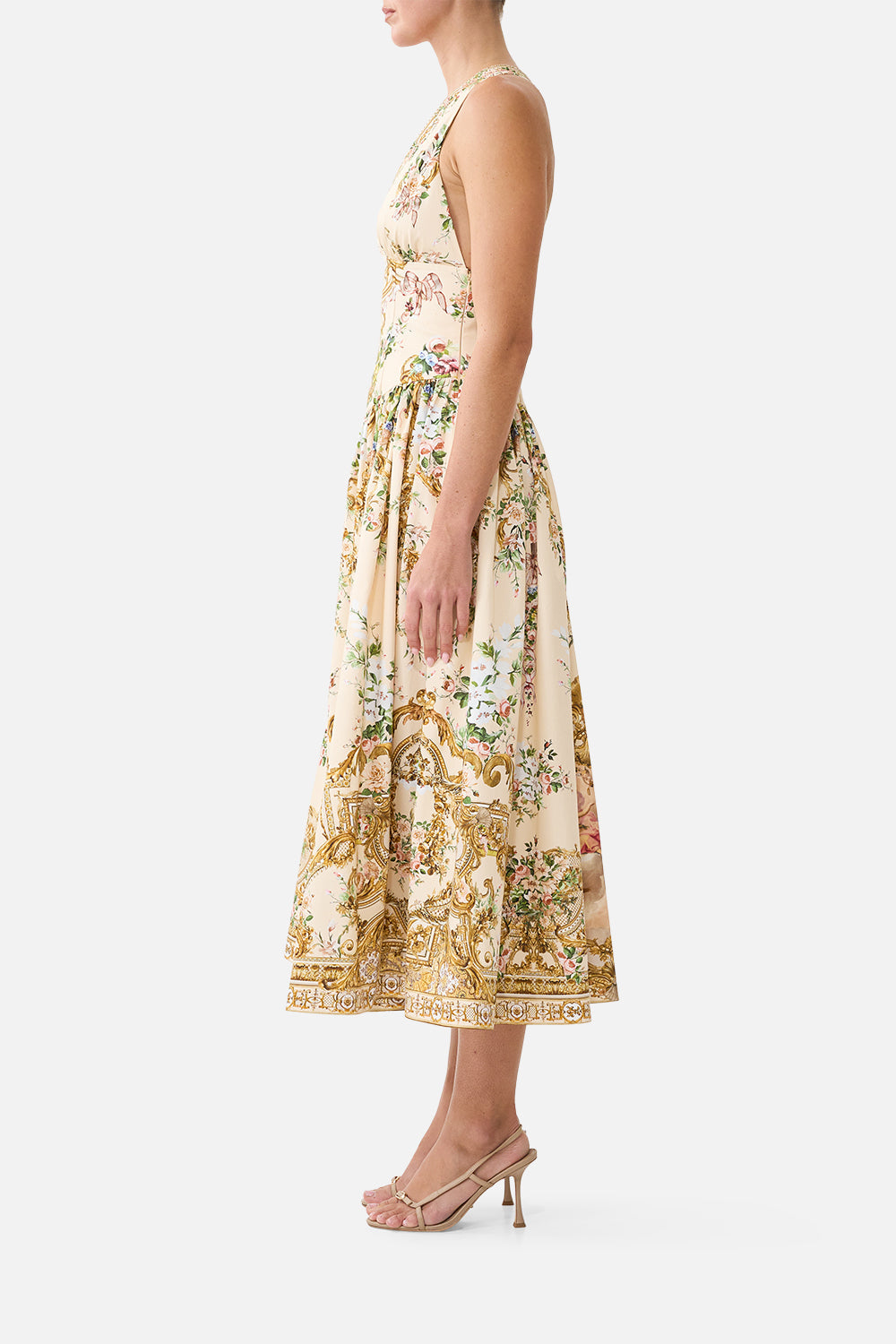 CORSET WAIST MIDI DRESS A CERTAIN JE NE SAIS QUOI