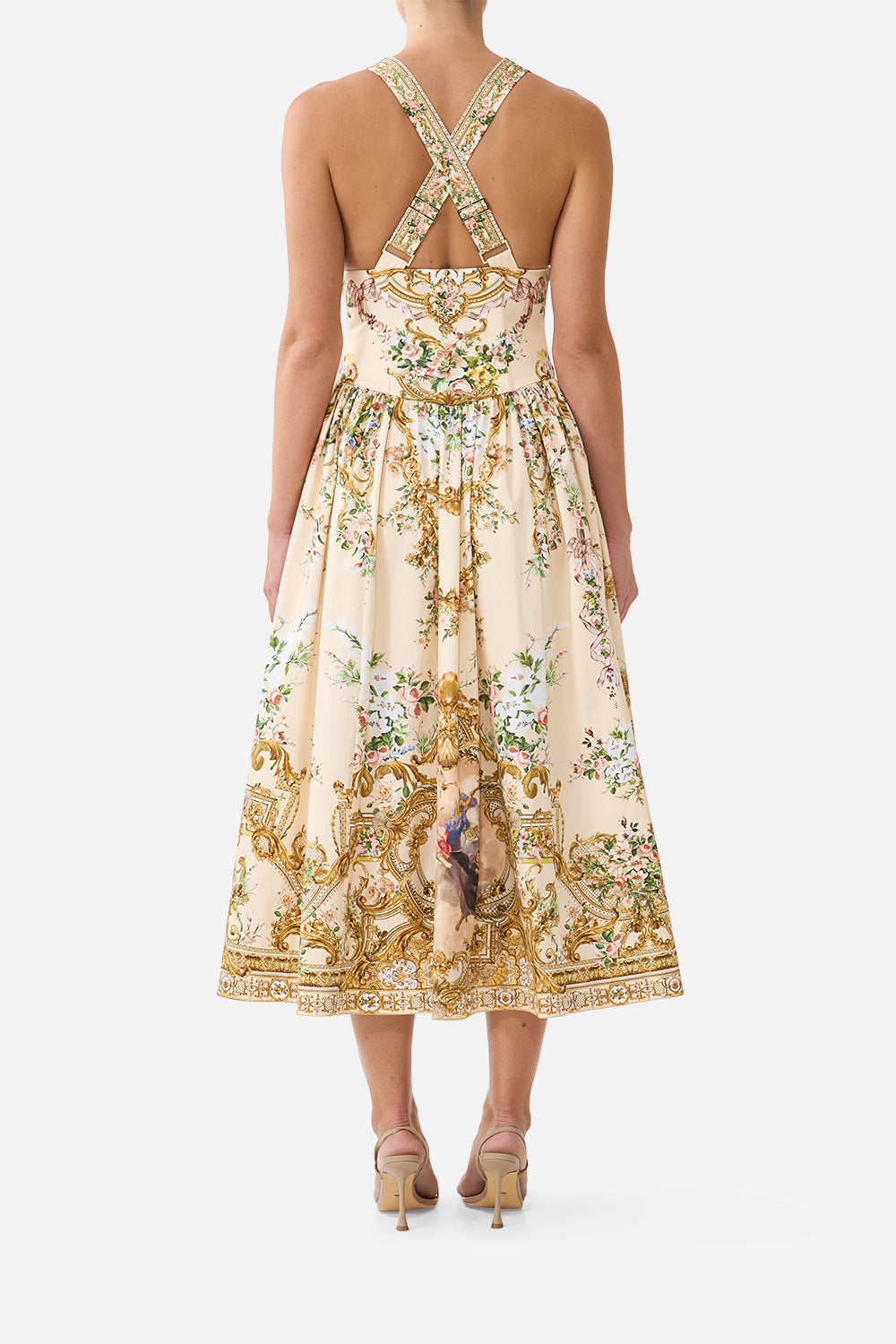 CORSET WAIST MIDI DRESS A CERTAIN JE NE SAIS QUOI