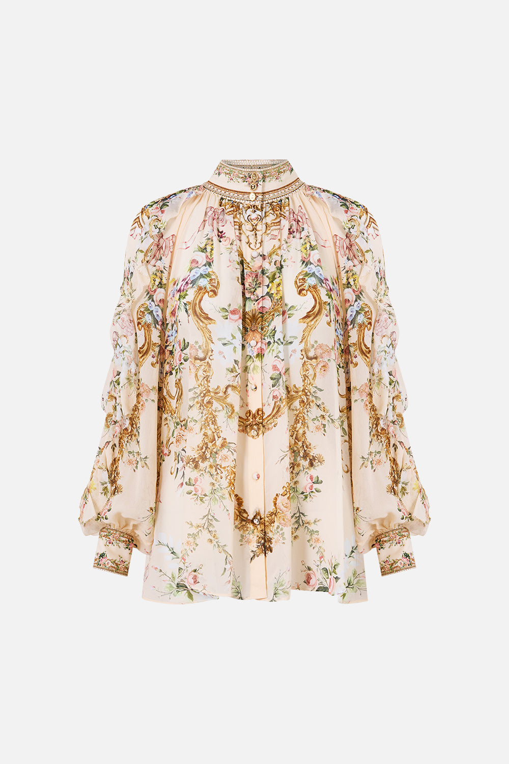 RELAXED BLOUSE WITH FRILL SLEEVE DETAIL A CERTAIN JE NE SAIS QUOI