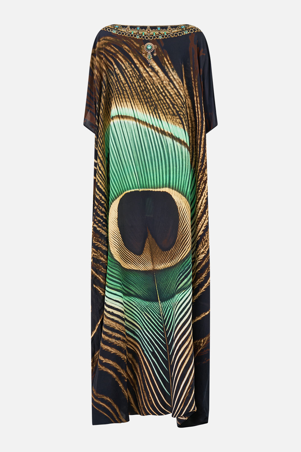 The Round Neck Kaftan in print A Wink To The Wild