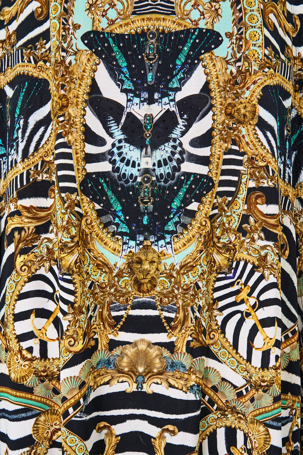 DRAPED SPLIT SLEEVE TOP ZIG ZAG ZOO