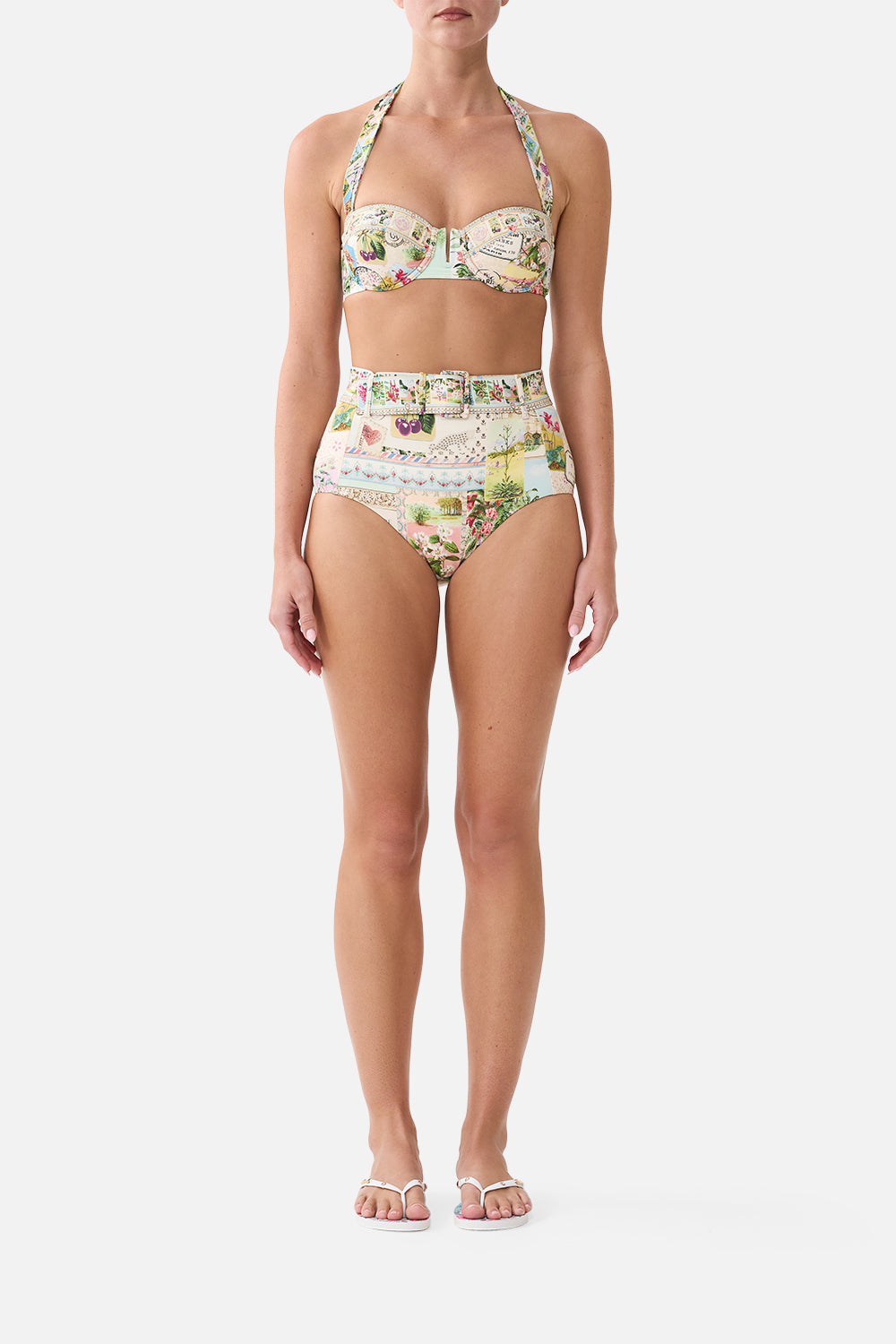 UNDERWIRE HALTER BRA LA BELLE BOTANIQUE