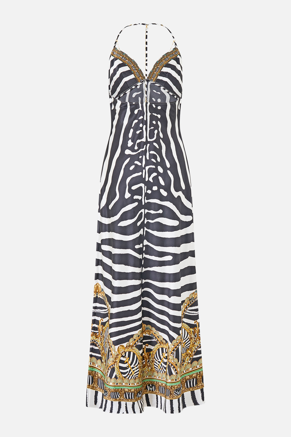 CHAIN DETAIL SLIP DRESS ZIG ZAG ZOO