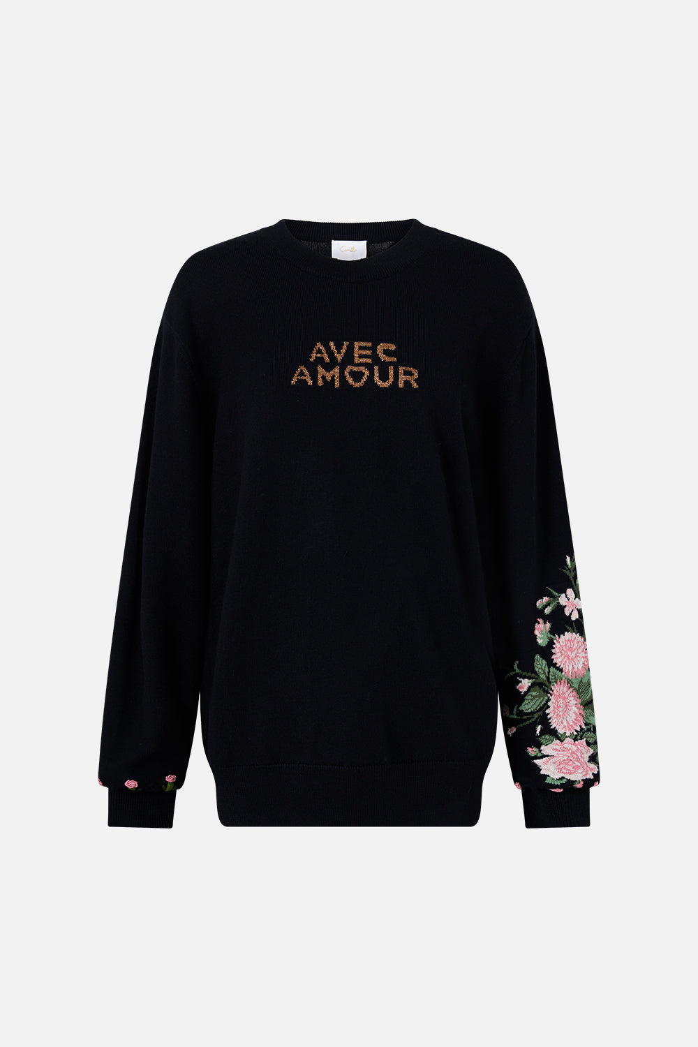 RELAXED CREW NECK JUMPER VERSAILLES OR DIE