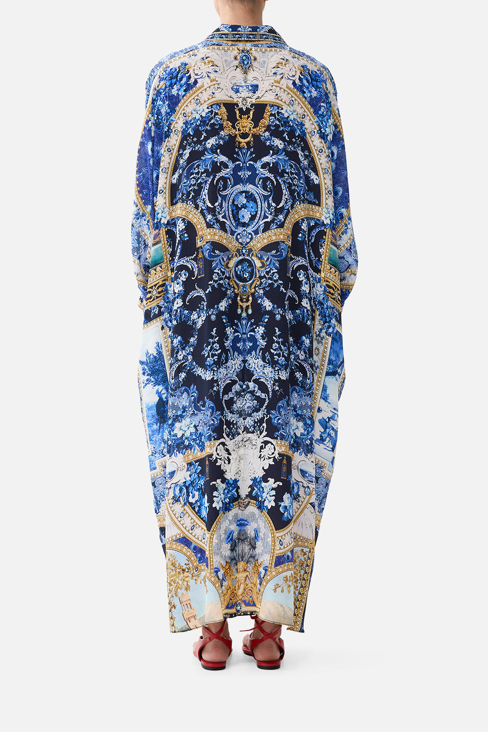 The Sweet Sacre Bleu Wing Collar Kaftan