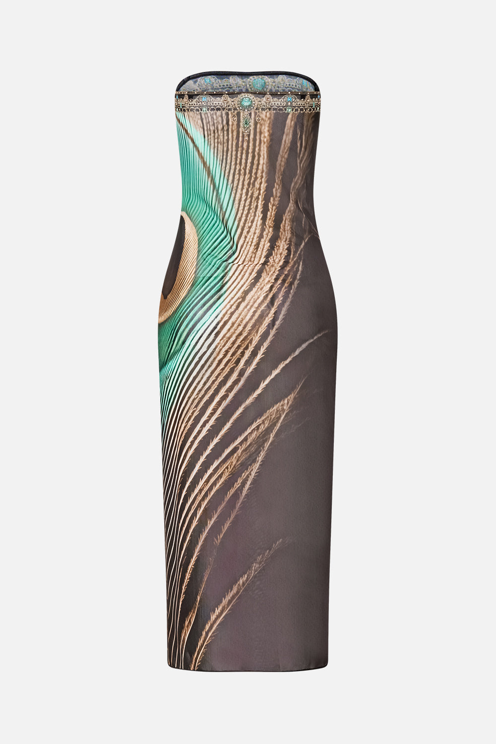 The Tube Beach Midi Dress in print A Wink To The Wild