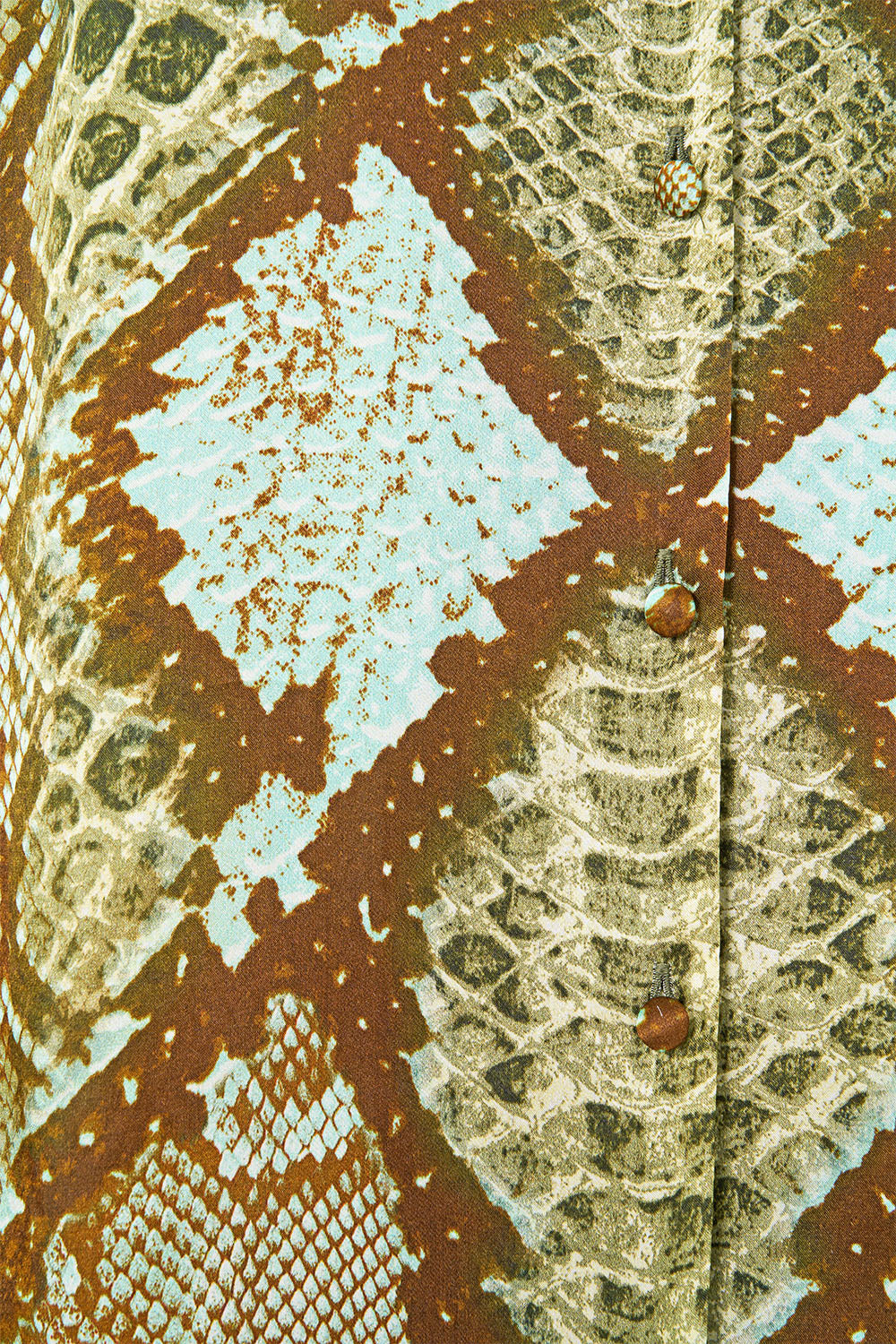 The CAMILLA Pyjama Shirt in Print My Sweet Serpentine. Ghost View