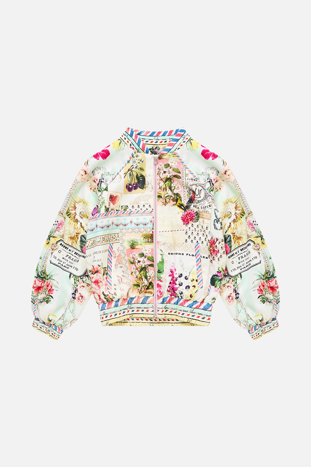 KIDS BLOUSON SLEEVE BOMBER JACKET LA BELLE BOTANIQUE