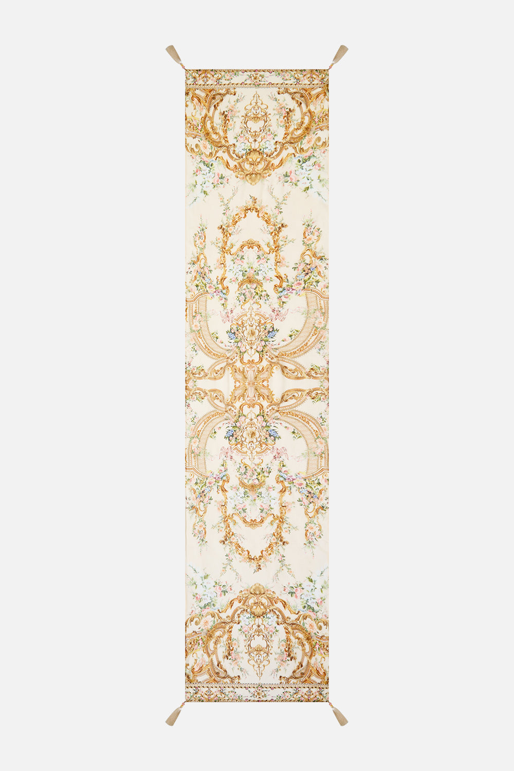 LONG SILK CRINKLE CHIFFON SCARF A CERTAIN JE NE SAIS QUOI