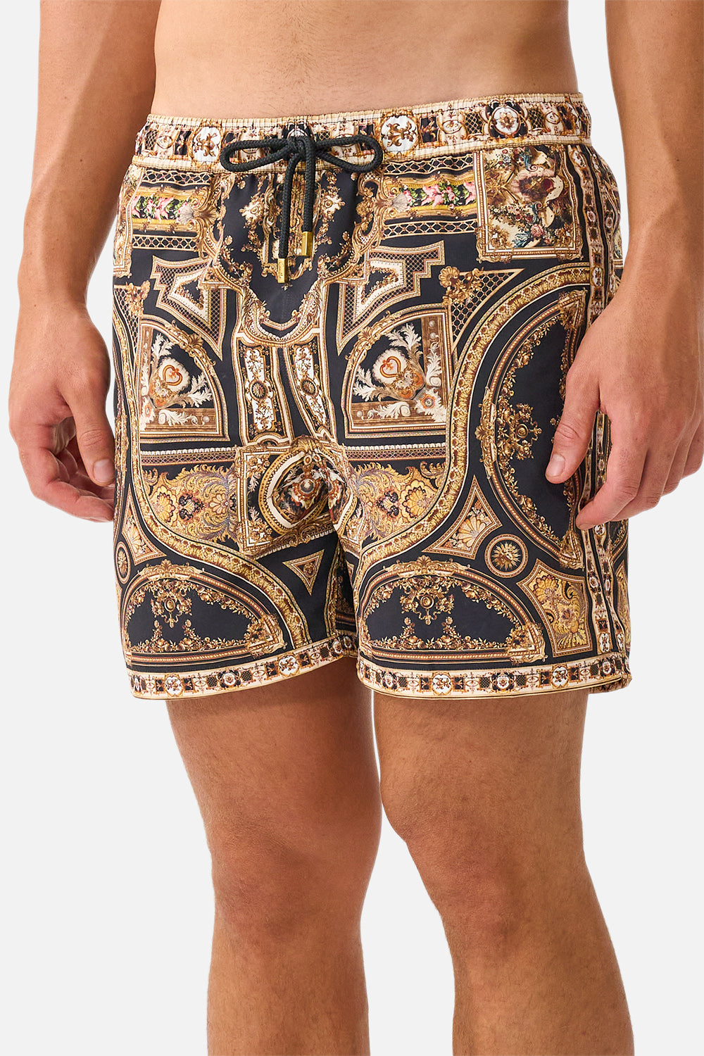 MID LENGTH BOARDSHORT WITH ELASTIC WAIST VERSAILLES OR DIE